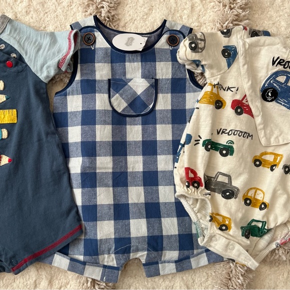 Mud Pie Baby Boys Bundle One Piece 6-9 months - Picture 3 of 8